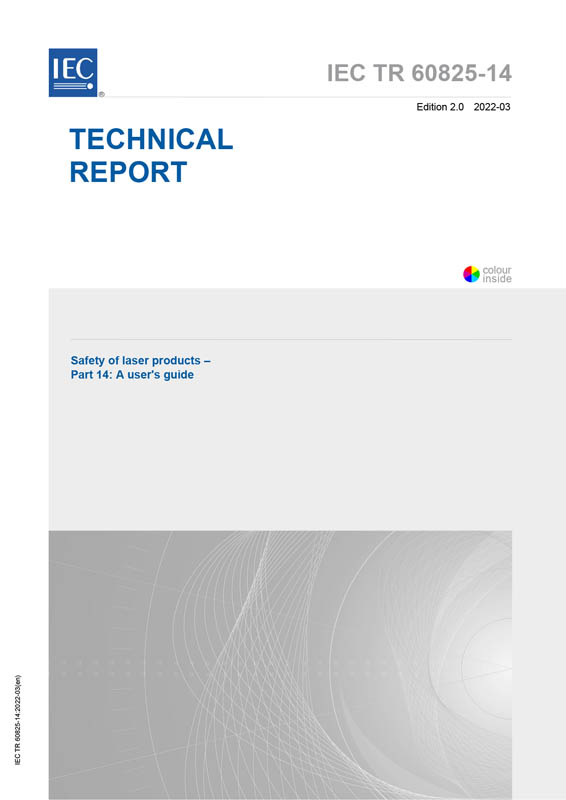 Cover IEC TR 60825-14:2022